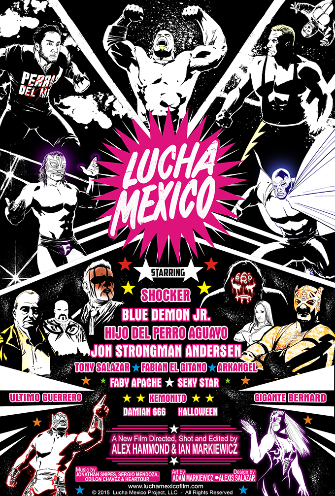 Lucha Mexico Poster