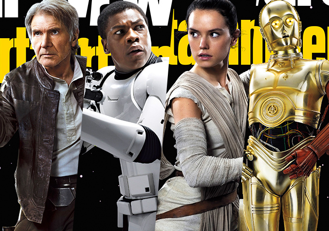 Star Wars: Force Awakens, EW covers