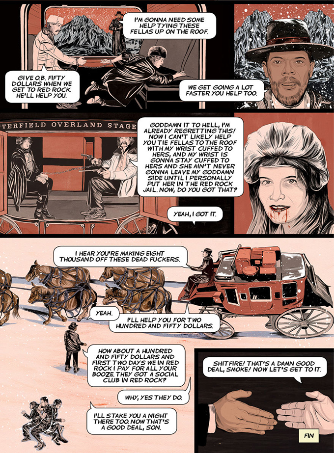 The Hateful Eight Comic