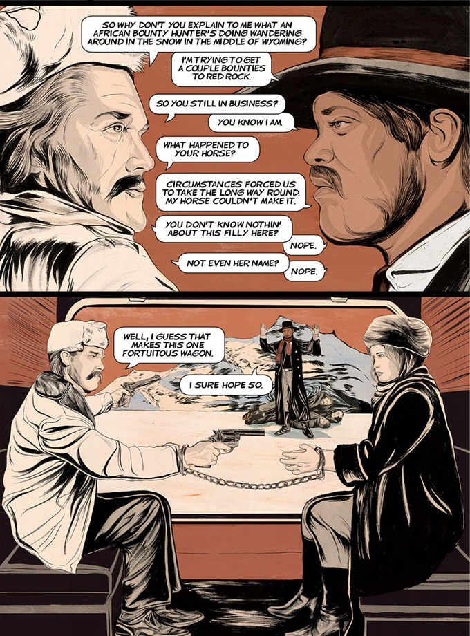 The Hateful Eight Comic