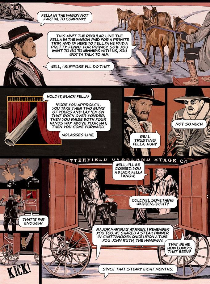 The Hateful Eight Comic