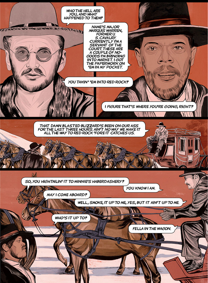 The Hateful Eight Comic