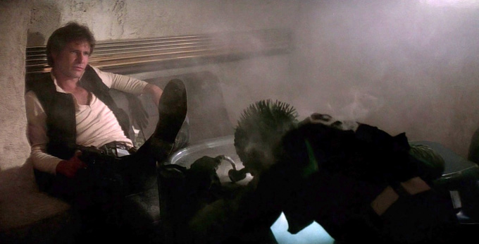 Star Wars: Episode IV &mdash; A New Hope Han Solo And Greedo (skip crop)