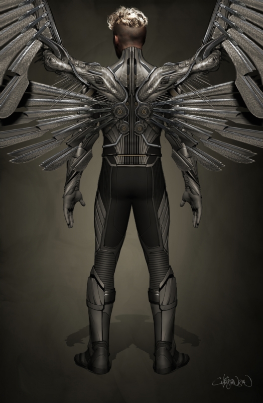 X-Men Apocalypse Angel Concept Art 