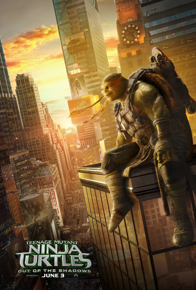 Teenage Mutant Ninja Turtles: Out Of The Shadows, poster