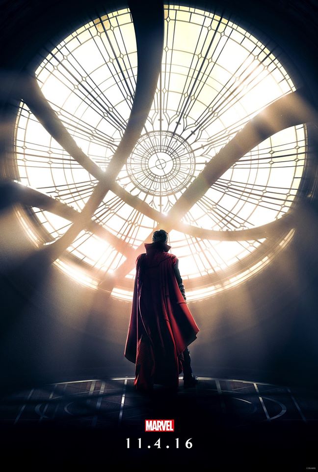 Marvel debuts new 'Doctor Strange' poster ahead of tonight's official trailer reveal.