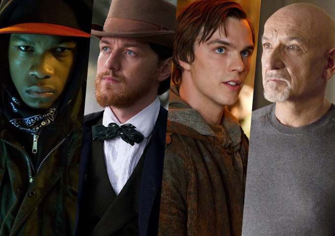 James McAvoy, John Boyega, Nicholas Hoult & Ben Kingsley