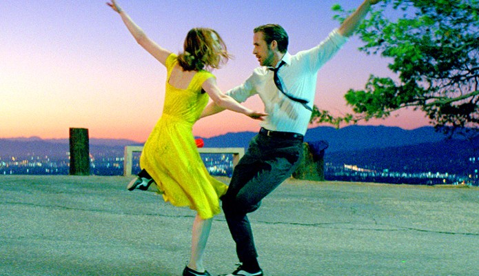 La La Land with Ryan Gosling and Emma Stone