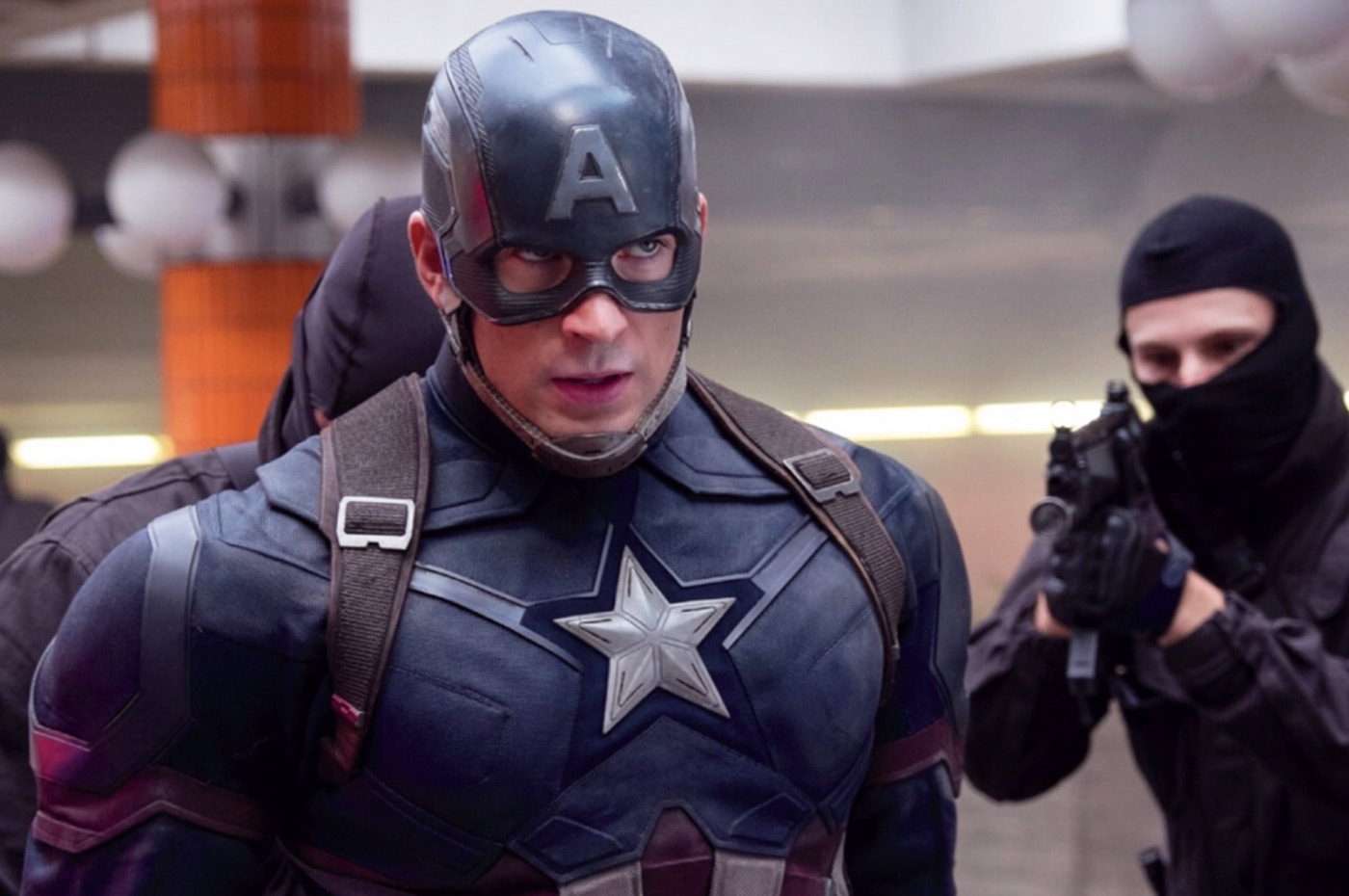 Marvel Comics Captain America Mask Balaclava Cosplay Captain America 3 