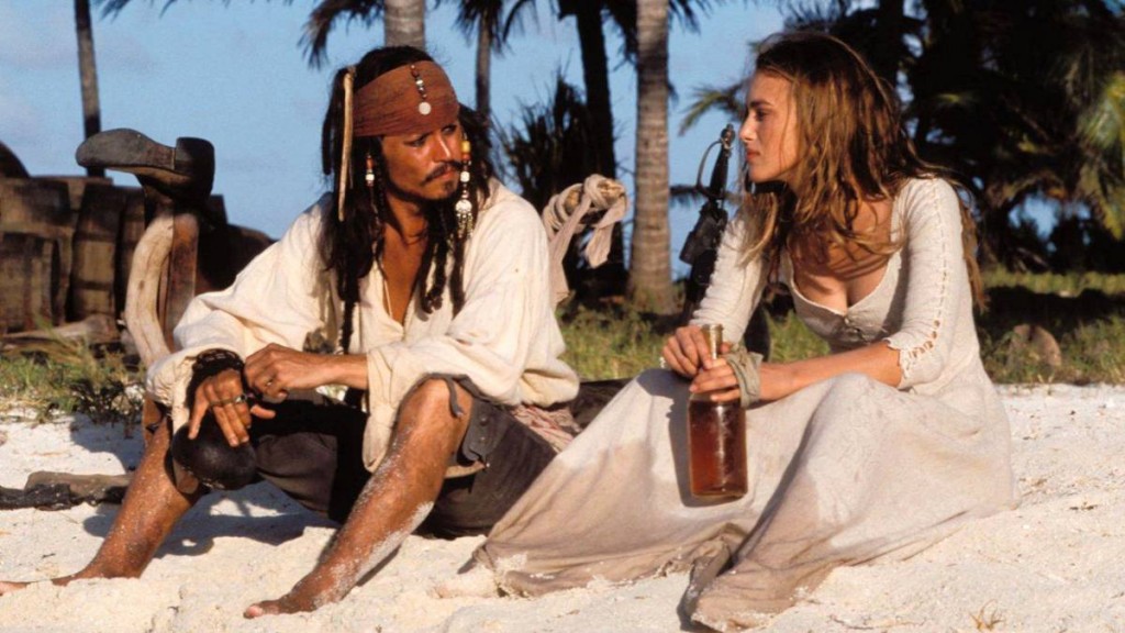 Pirates Of The Caribbean Curse Of The Black Pearl Johnny Depp Keira Knightley