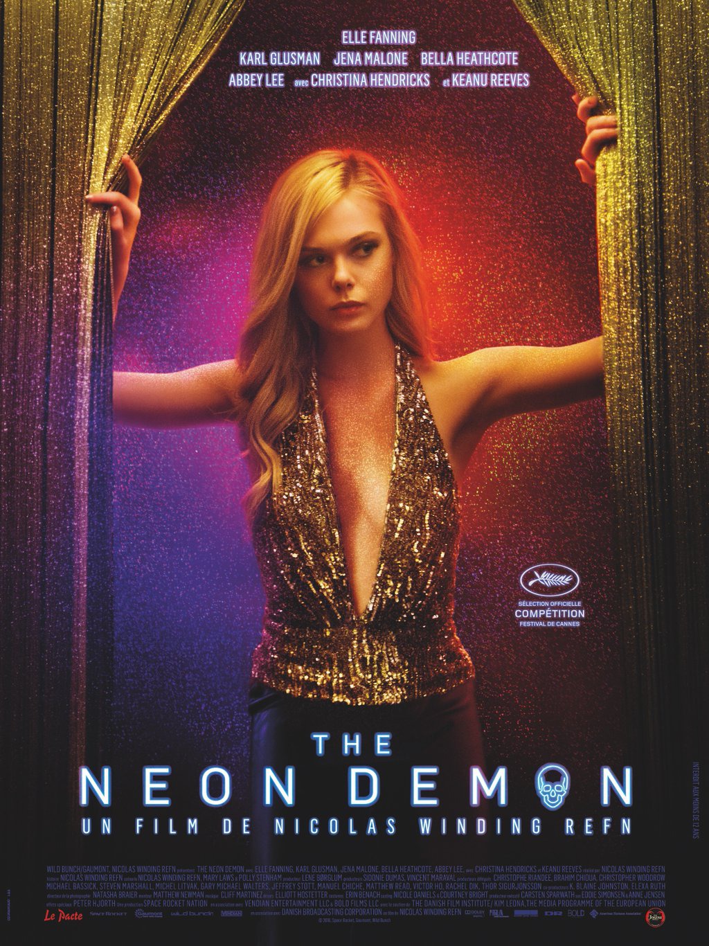 Elle Fanning Opens The Curtain On Poster For Nicolas Winding Refn's 'The Neon Demon'