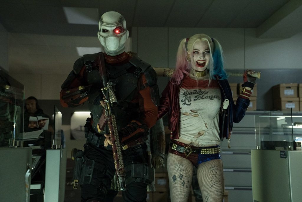 Will Smith and Margot Robbie in Suicide Squad (2016)