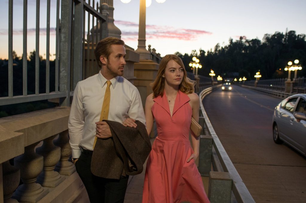 Ryan Gosling and Emma Stone in La La Land (2016)