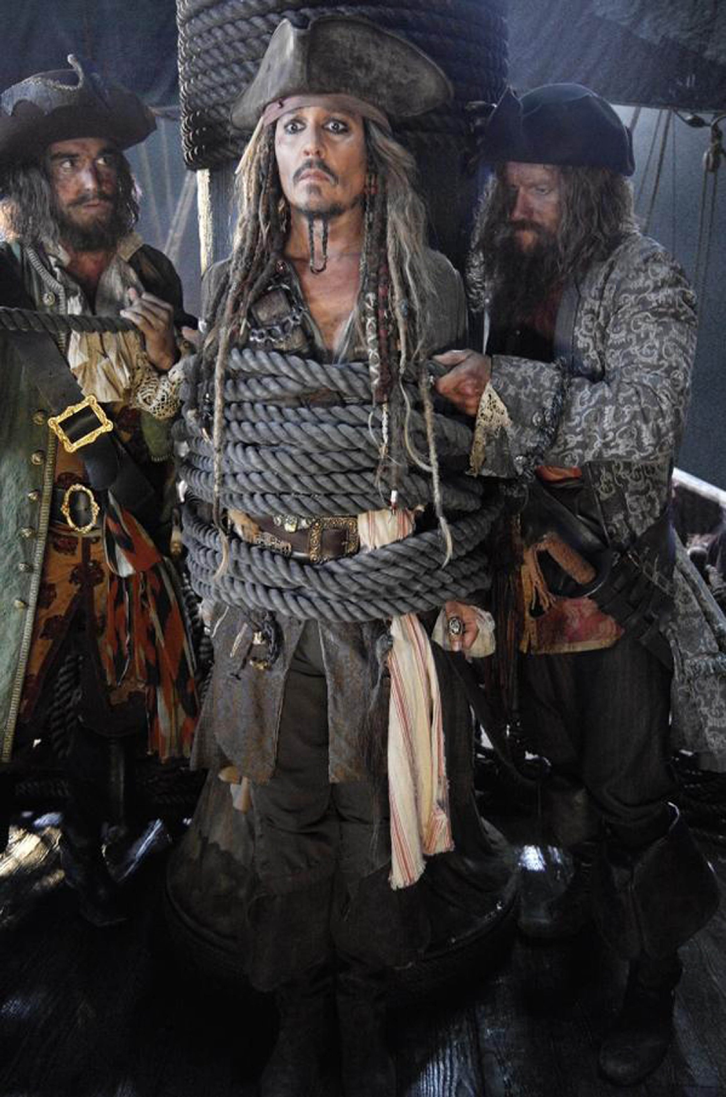 22-4-2015 "Pirates of the Caribbean: Dead Men Tell No Tales" film still Pictured: Johnny Depp PLANET PHOTOS www.planetphotos.co.uk info@planetphotos.co.uk +44 (0)20 8883 1438