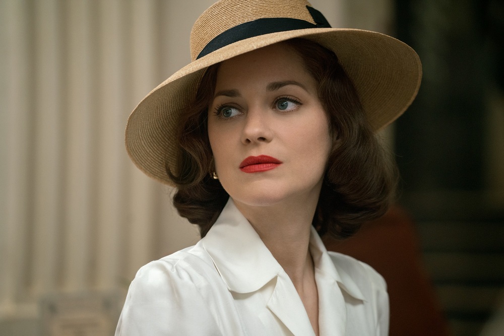 Marion Cotillard plays Marianne Beausejour in Allied from Paramount Pictures.