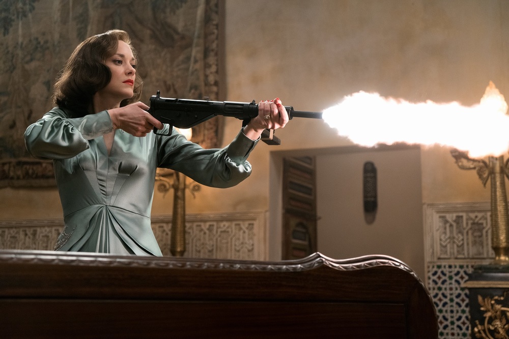 Marion Cotillard plays Marianne Beausejour in Allied from Paramount Pictures.