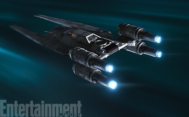Rogue One: A Star Wars Story (2016) Rebel U-Wing fighter