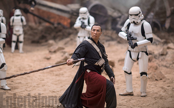 Rogue One: A Star Wars Story (2016) Chirrut Imwe (Donnie Yen) credit: Jonathan Olley/© Lucasfilm LFL 2016