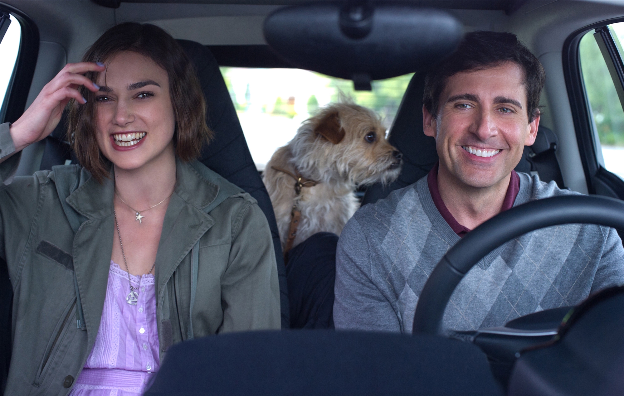 Steve Carell, Keira Knightley, and Aleister in Seeking a Friend for the End of the World (2012)