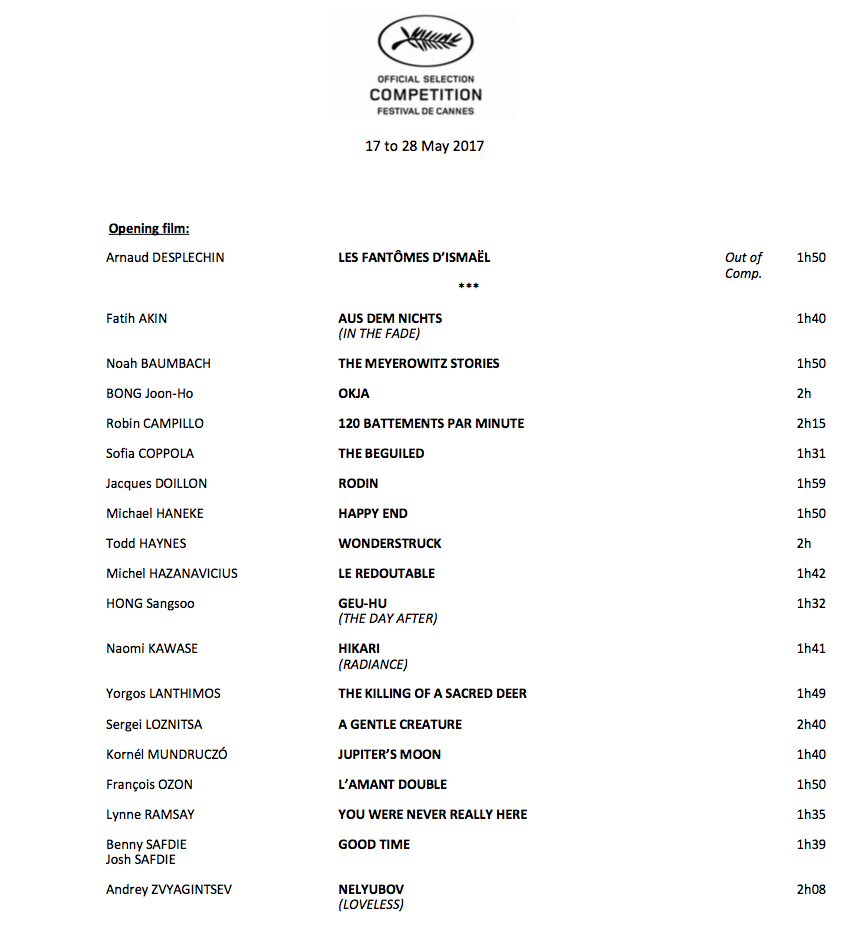 Cannes Comp