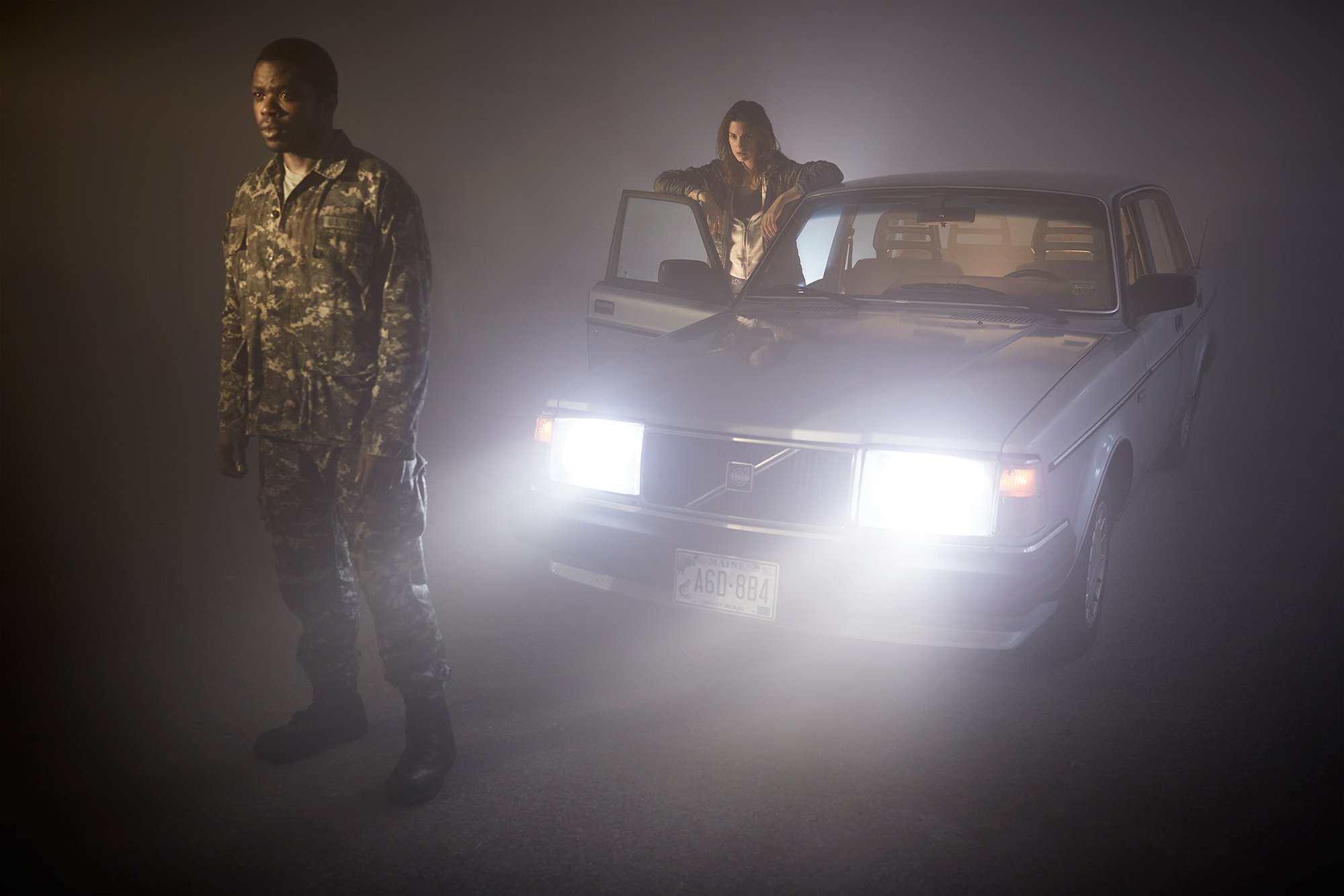 Bryan-Hunt-(l-–-Okezie-Morro)-and-Mia-Lambert-(r-Danica-Curcic)-become-unlikely-allies-as-they-battle-a-mysterious-mist-and-its-threats-other-in-Spike-TV’s-original-scripted-series-THE-MIST