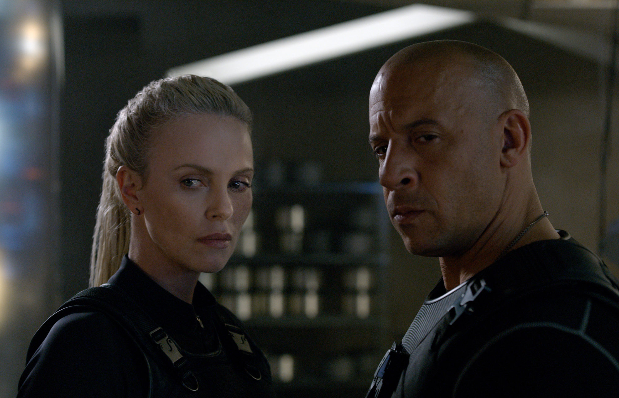 The Fate Of The Furious Charlize Theron Vin Diesel