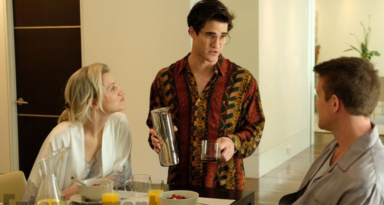 Emmys-2018, The Assassination of Gianni Versace: American Crime Story (2018) Season 2, Episode TK Pictured: (l-r) Annaleigh Ashford as Elizabeth, Darren Criss as Andrew Cunanan, Nico-Evers-Swindell as Phil. CR: Ray Mickshaw/FX