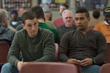 Adam Schumann (Miles Teller, left) and Tausolo 'Solo' Aeiti (Beulah Koale) come home changed men in 'Thank You for Your Service.'