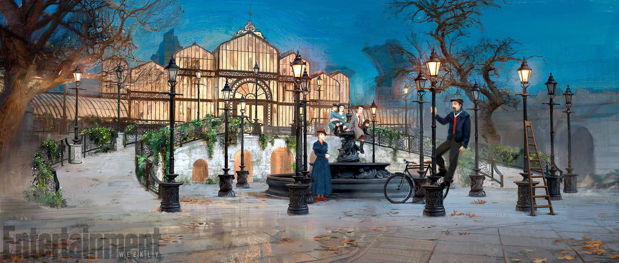 Concept-art-of-the-abandoned-park-favored-by-Jack-(Lin-Manuel-Miranda)-and-the-leeries,-his-band-of-streetwise-lamplighters-Mary-Poppins-Returns