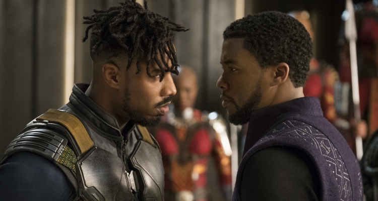 Black-Panther, Michael-B-Jordan, Chadwick-Boseman