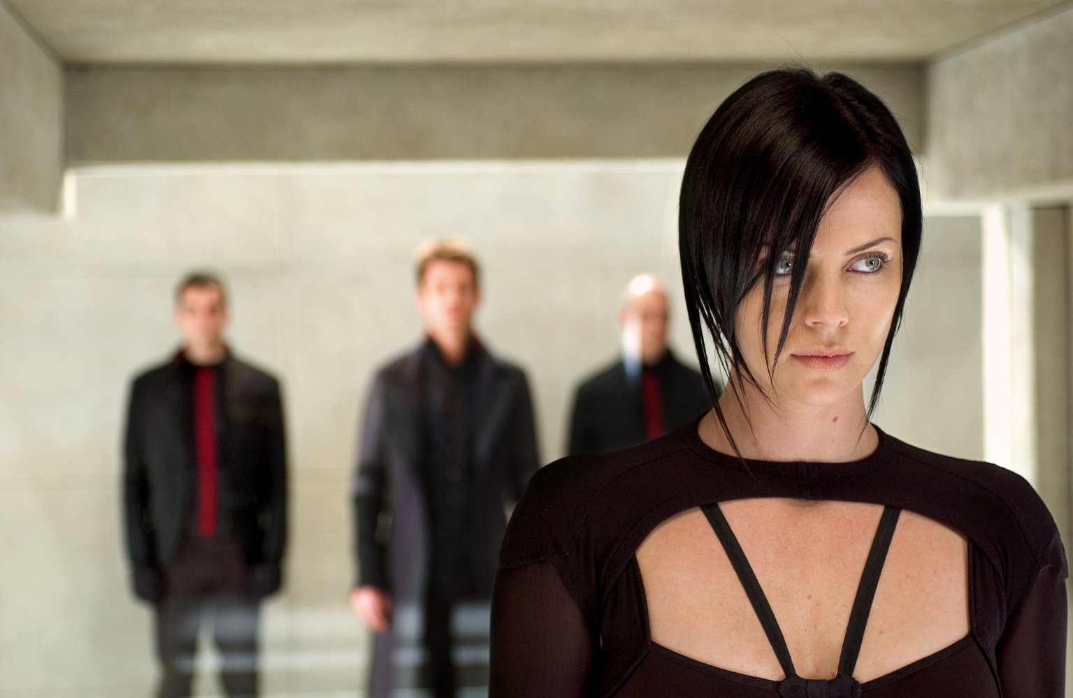 A scene from Charlize Theron's Aeon Flux