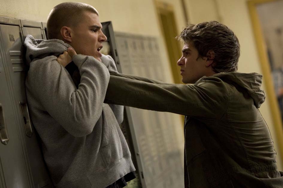 Chris Zylka, left, and Andrew Garfiled star in Columbia Pictures' "The Amazing Spider-Man."