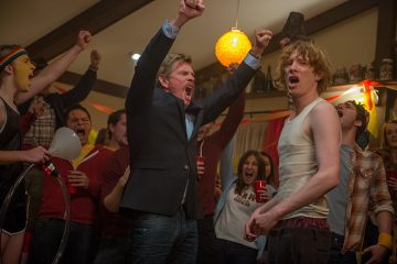 Thomas Haden Church and Domhnall Gleeson in Crash Pad (2017)