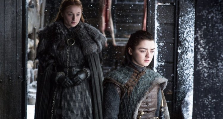 Game of Thrones S7E6 Maisie Williams Sophie Turner