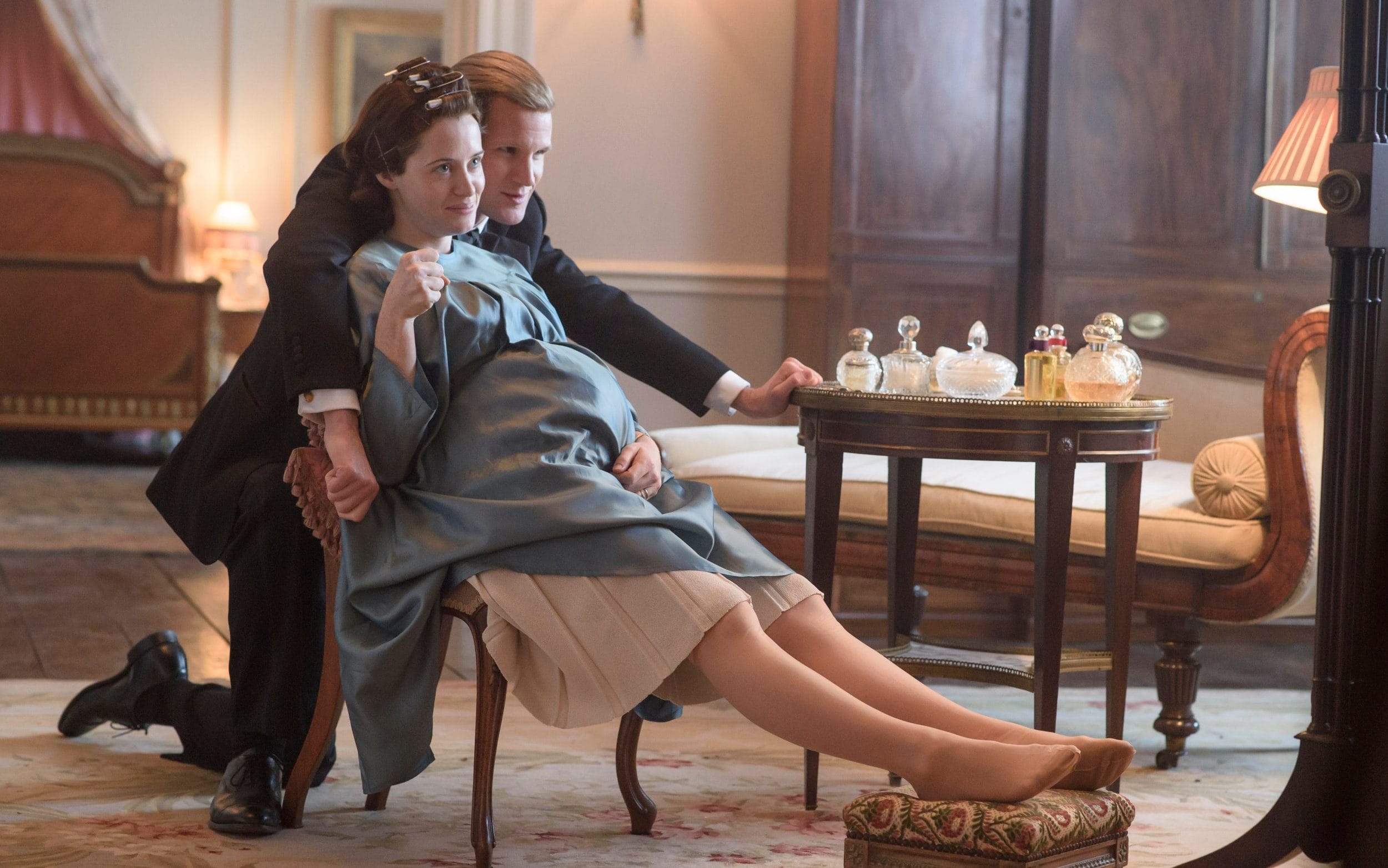The Queen and Duke of Edinburgh (Claire Foy and Matt Smith) The Crown season 2