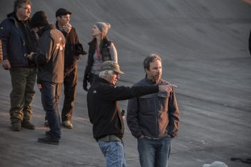 Director Denis Villeneuve and DP Roger Deakins on the set of Alcon EntertainmentÕs sci fi thriller BLADE RUNNER 2049 in association with Columbia Pictures, domestic distribution by Warner Bros. Pictures and international distribution by Sony Pictures Releasing International.