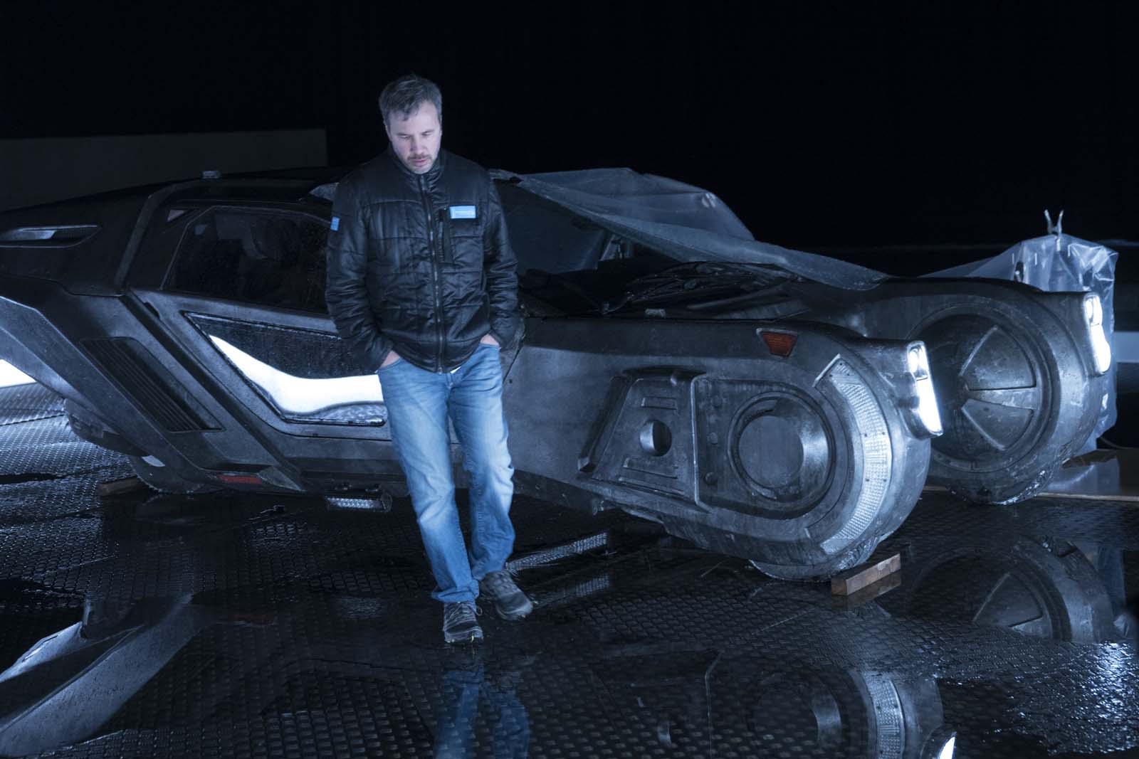 Denis Villeneuve on the set of Blade Runner 2049 in association with Columbia Pictures, domestic distribution by Warner Bros. Pictures and international distribution by Sony Pictures Releasing International.