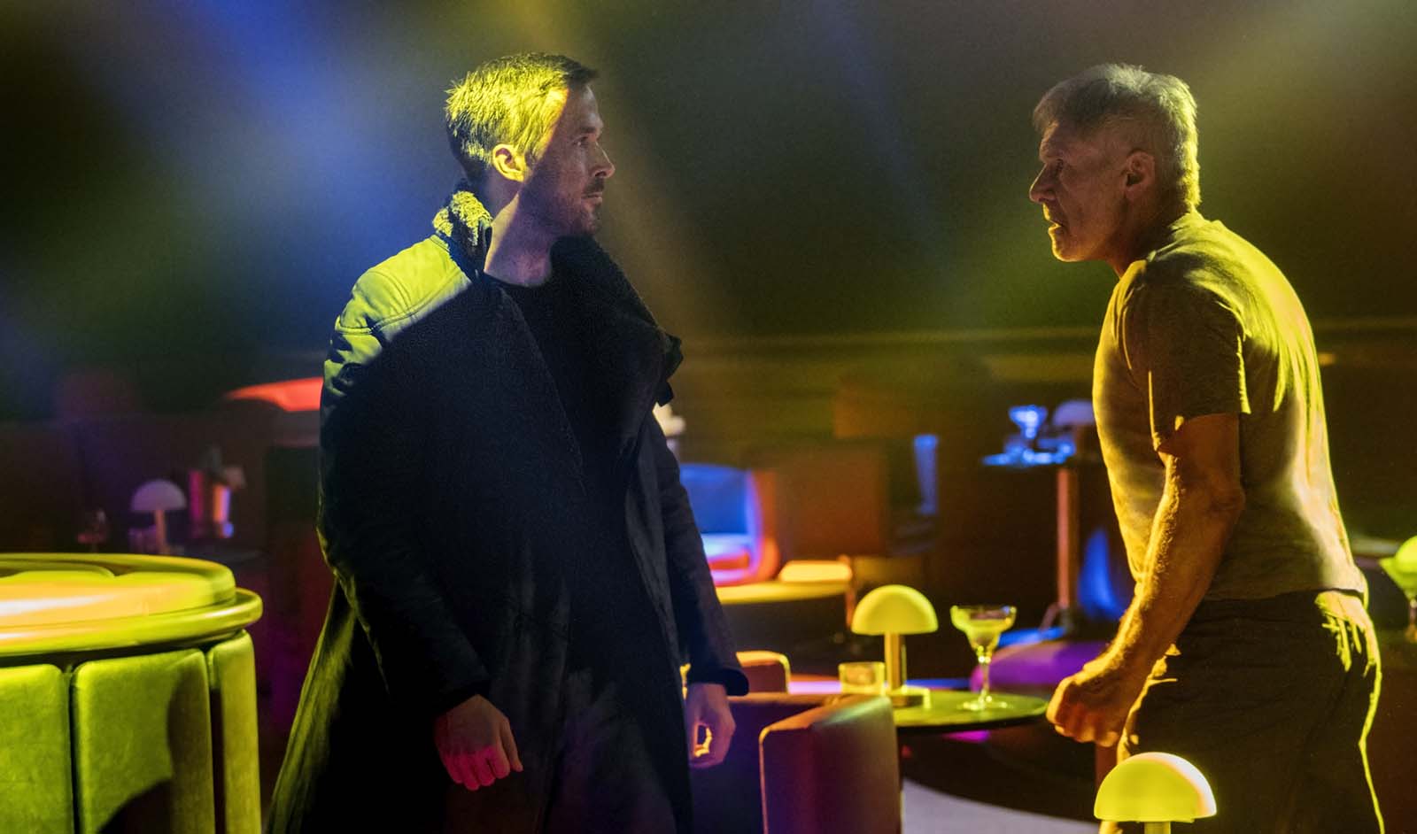 Ryan Gosling and Harrison Ford star in Alcon EntertainmentÕs sci fi thriller BLADE RUNNER 2049 in association with Columbia Pictures, domestic distribution by Warner Bros. Pictures and international distribution by Sony Pictures Releasing International.