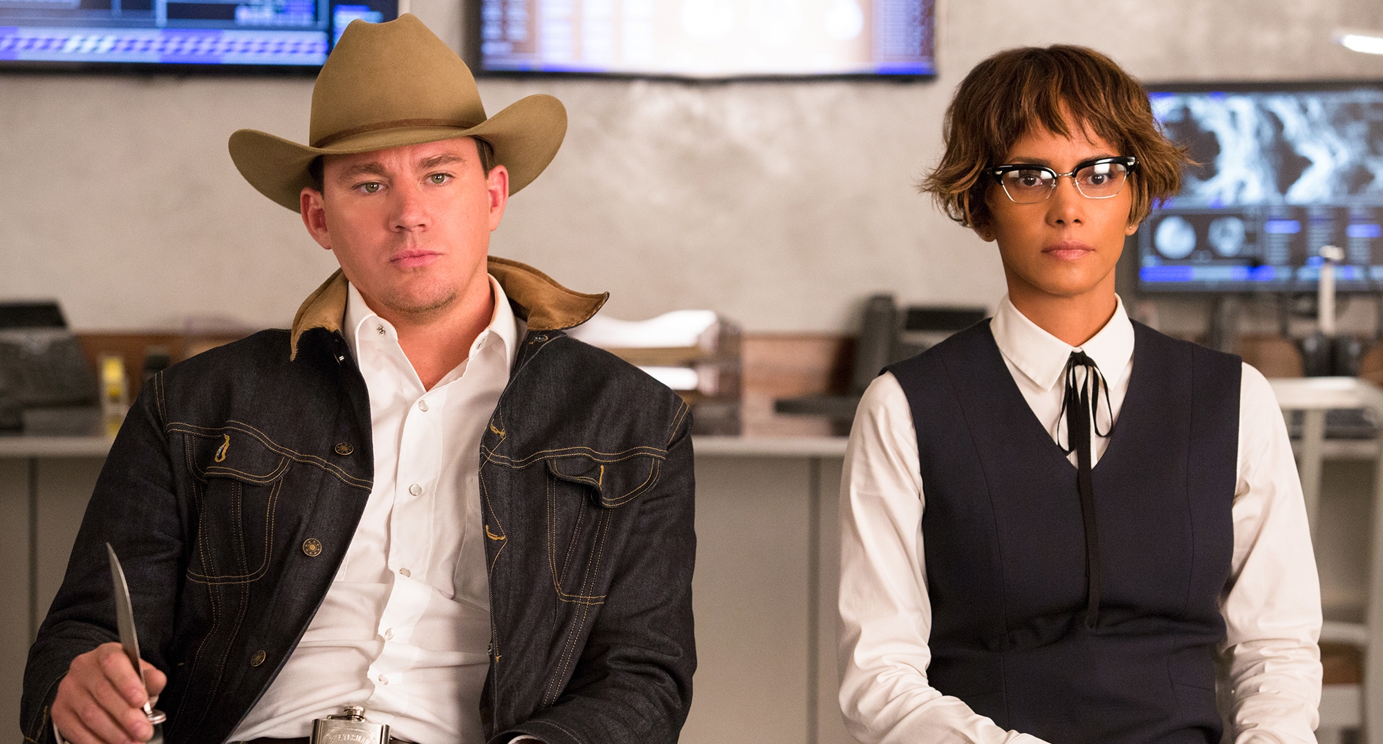 Channing Tatum and Halle Berry, Kingsman: The Golden Circle