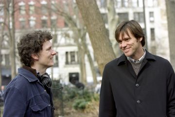 Jim Carrey and Michel Gondry in Eternal Sunshine of the Spotless Mind (2004)