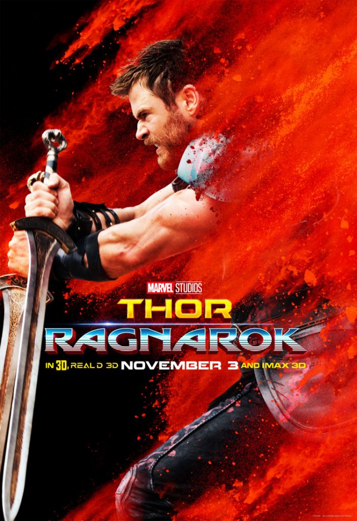 Thor Ragnarok character poster