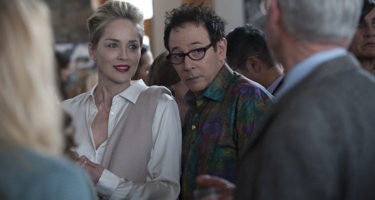 Sharon Stone as Olivia Lake; Paul Reubens as JC Mosaic