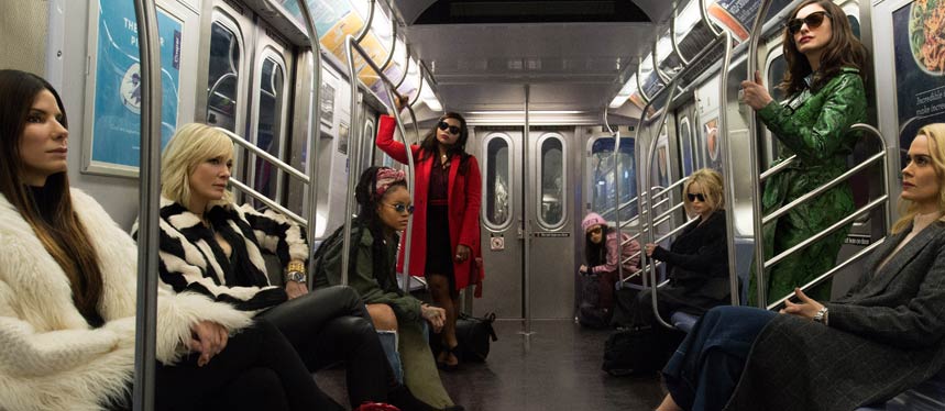 Sandra-Bullock,-Cate-Blanchett,-Anne-Hathaway,-Mindy-Kaling,-Sarah-Paulson,-Awkwafina-And-Rihanna-Ocean's-8-Anticipated-2018