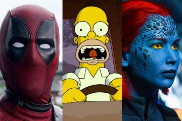 Deadpool, Jennifer-Lawrence, Mystique, X-Men, Homer-Simpson, The-Simpsons, Walt-Disney-Studios, 20th-Century-Fox