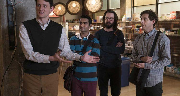 Silicon Valley Zach-Woods_Kumail-Nanjiani_Martin-Starr_Thomas-Middleditch_Photo-by-Ali-Paige-Goldstein