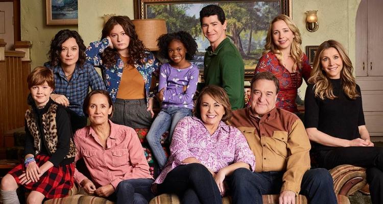 Sara-Gilbert, Roseanne, Laurie-Metcalf, John-Goodman, Roseanne, Emmy, Laurie-Metcalf, Sara-Gilbert