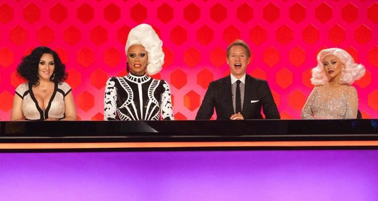 Drag-Race, RuPaul, Christina-Aguilera, Michelle-Visage, Ross-Matthews, Carson-Kressley