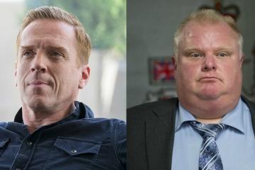Damian Lewis Rob Ford Collage