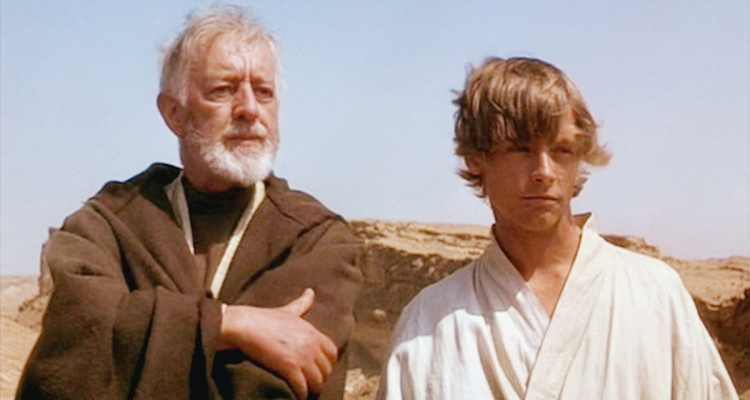 Star Wars new hope obi wan luke skywalker