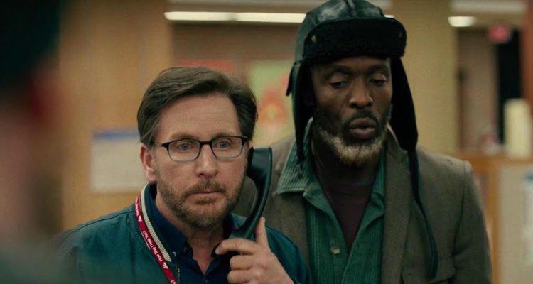 The Public Michael K Williams Emilio Estevez